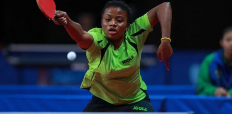 Nigeria female table tennis player